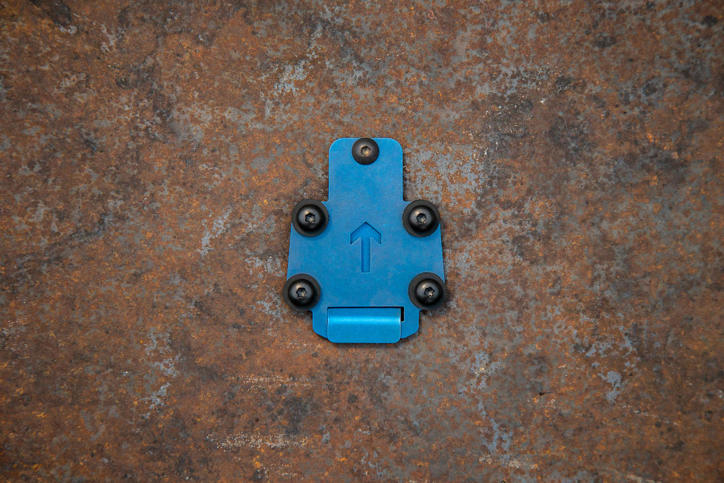 titanium clip for securing a river knife to a PFD or lifejacket