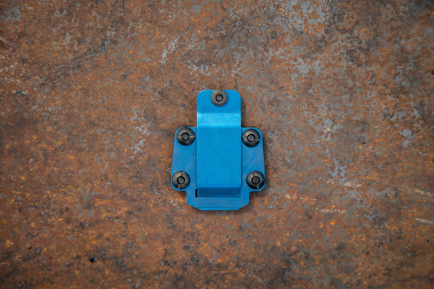 titanium clip for securing a river knife to a PFD or lifejacket