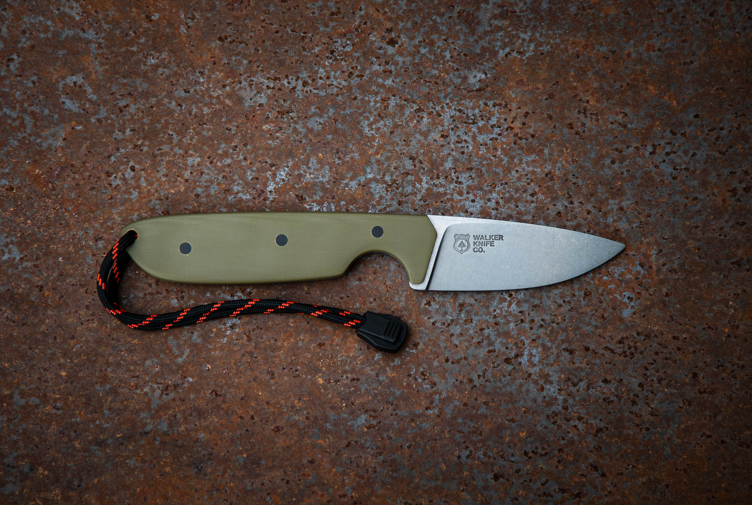 All Weather Tracker - Stone Washed - OD Green with OD Green Topo / Orange Kydex
