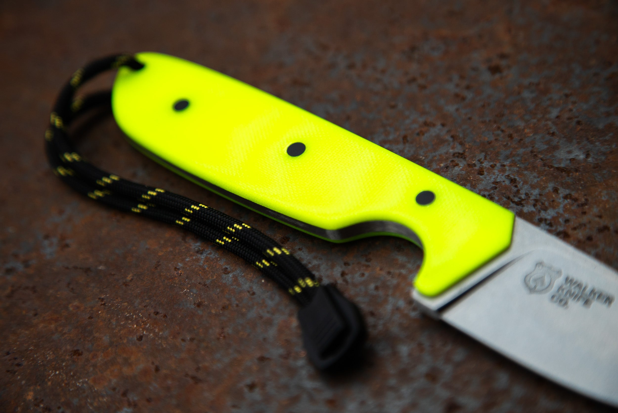 All Weather Tracker - Stone Washed - Dayglow Yellow with OD Green Topo Kydex