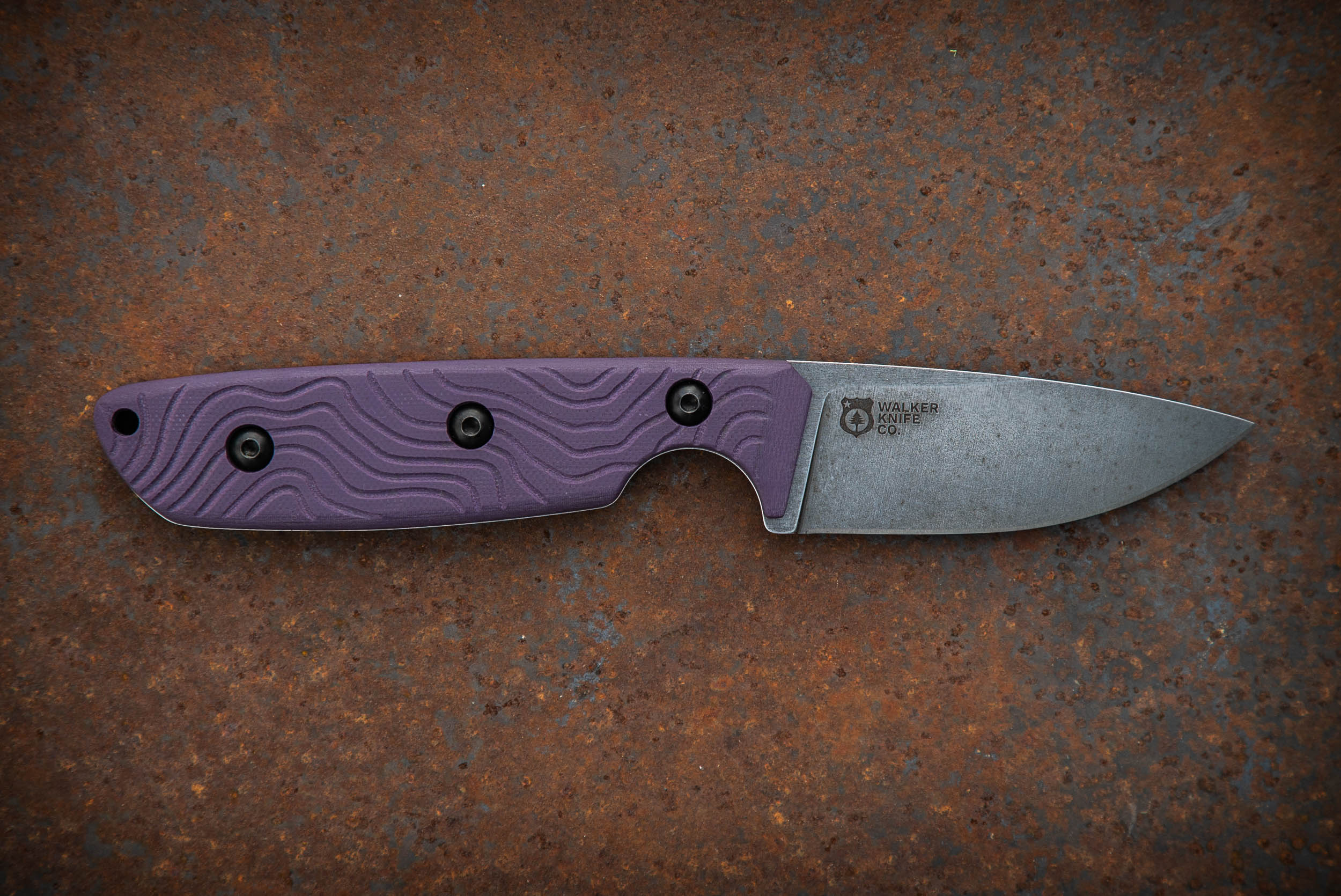 The Wayfinder - Purple w/ Purple Topo Kydex Sheath