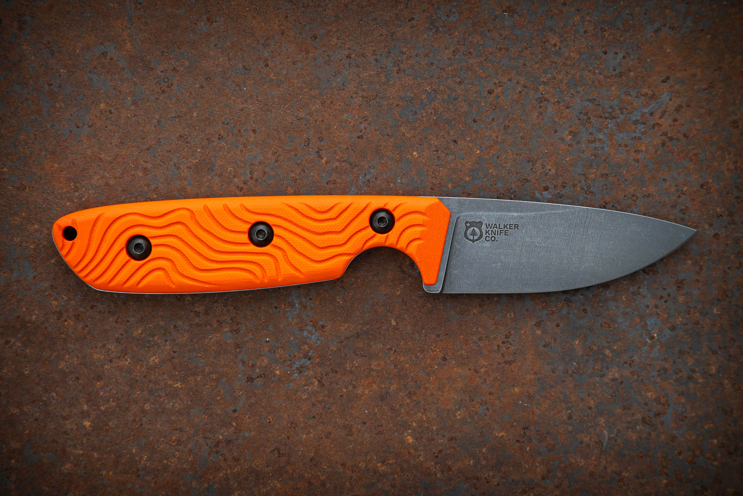 The Wayfinder - Hunter Orange w/ OD Green Kydex Sheath