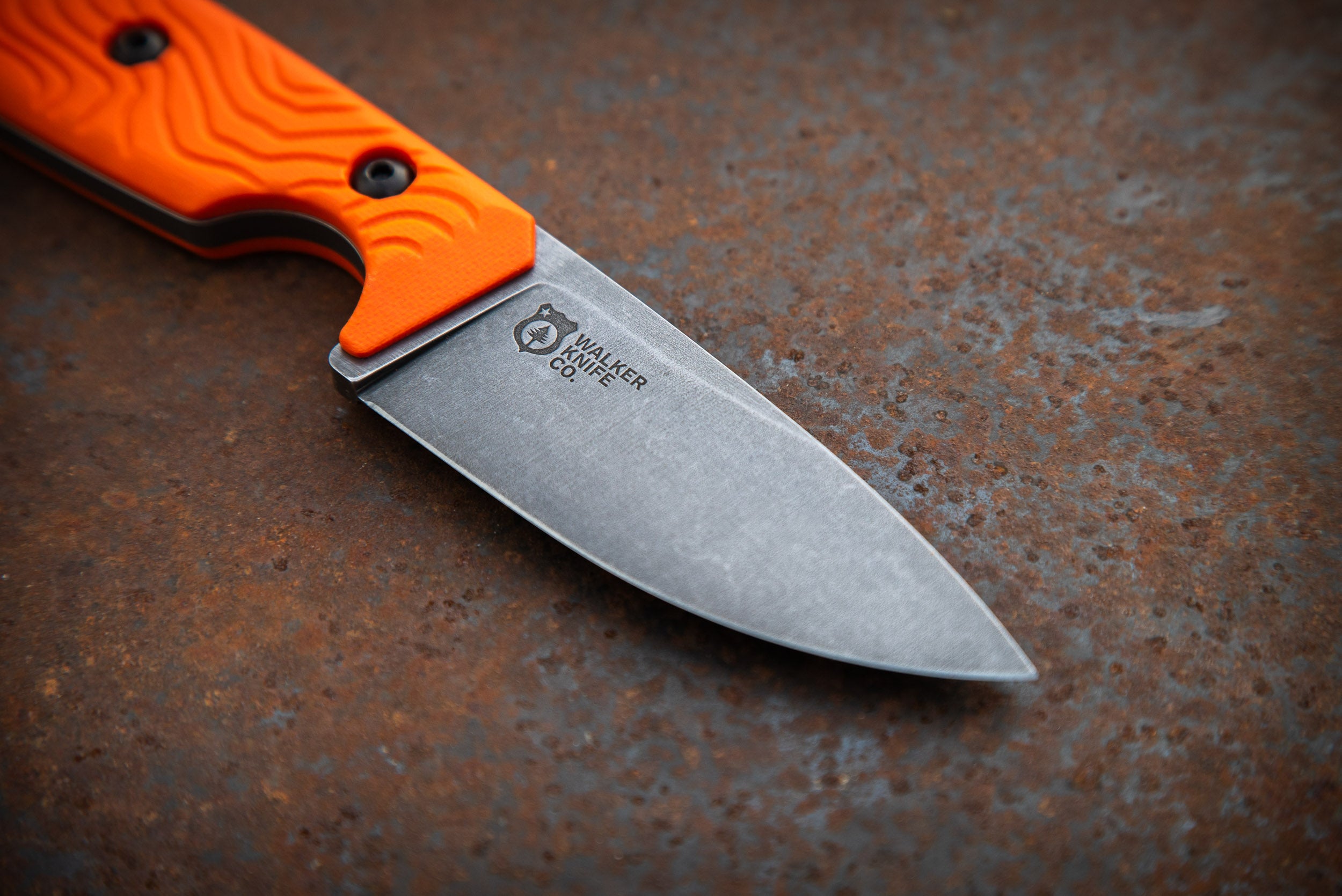 The Wayfinder - Hunter Orange w/ OD Green Kydex Sheath