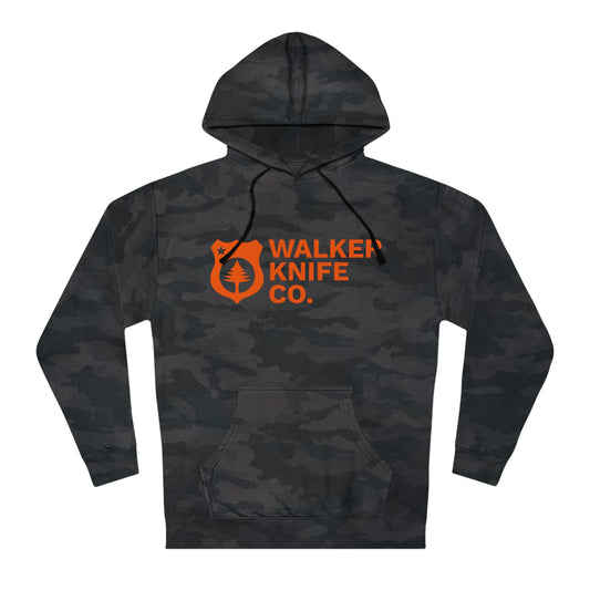 Walker Knife Co. Bold Logo Hoodie Black Camo - Unisex